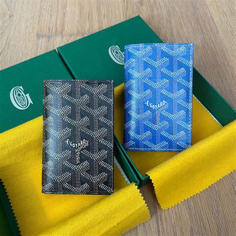 goyard saint pierre card holder|GOYARD Goyardine Saint Pierre Card Holder Yellow.